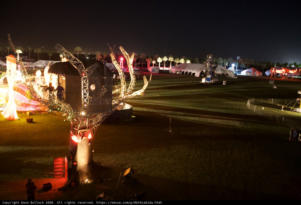 Coachella's Glowing Fairgrounds