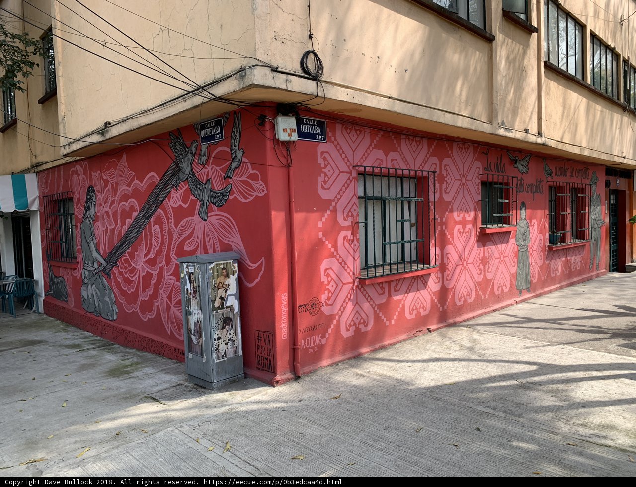 Graffiti Clad Urban Building