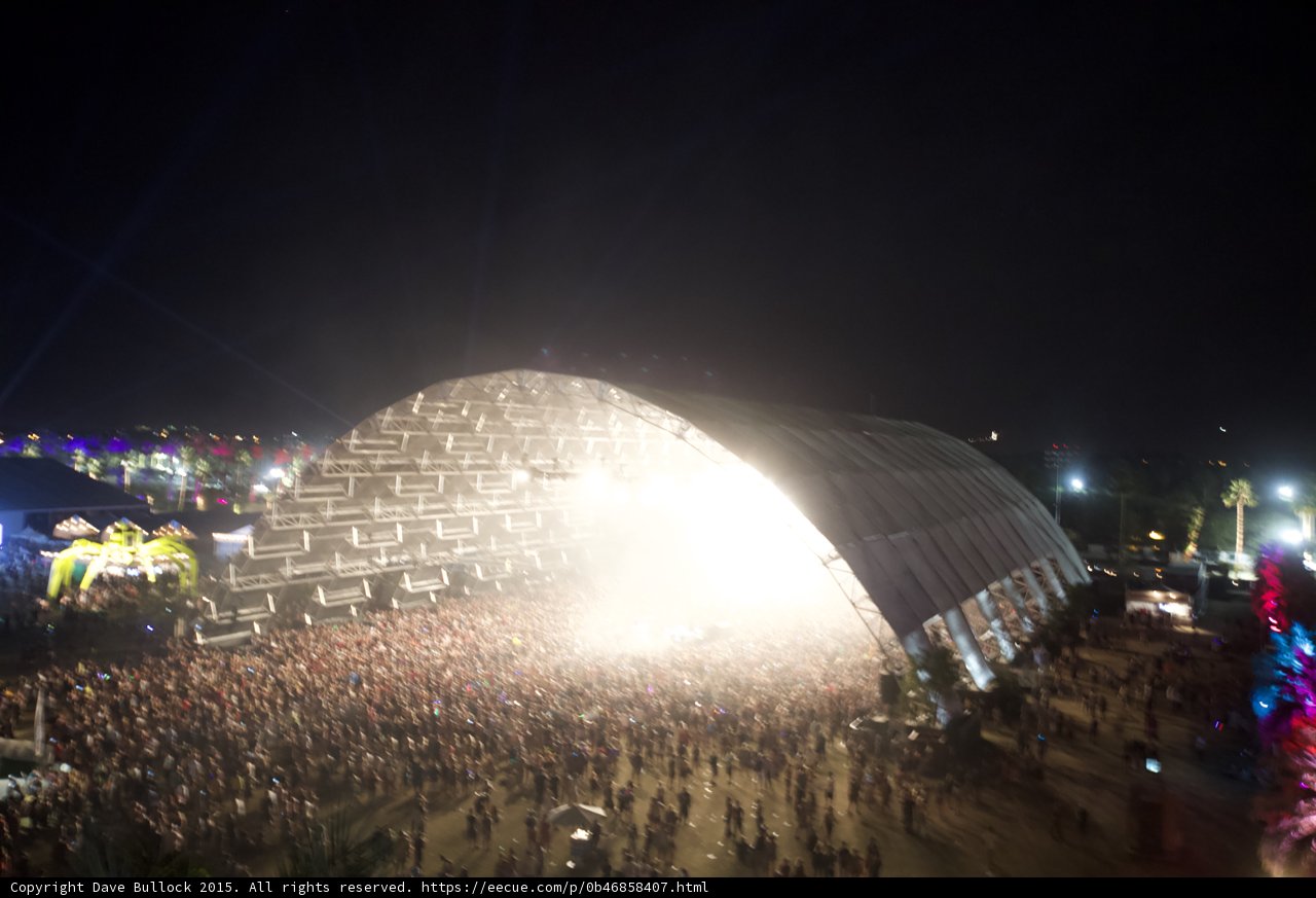 Illuminated by Concert Lights