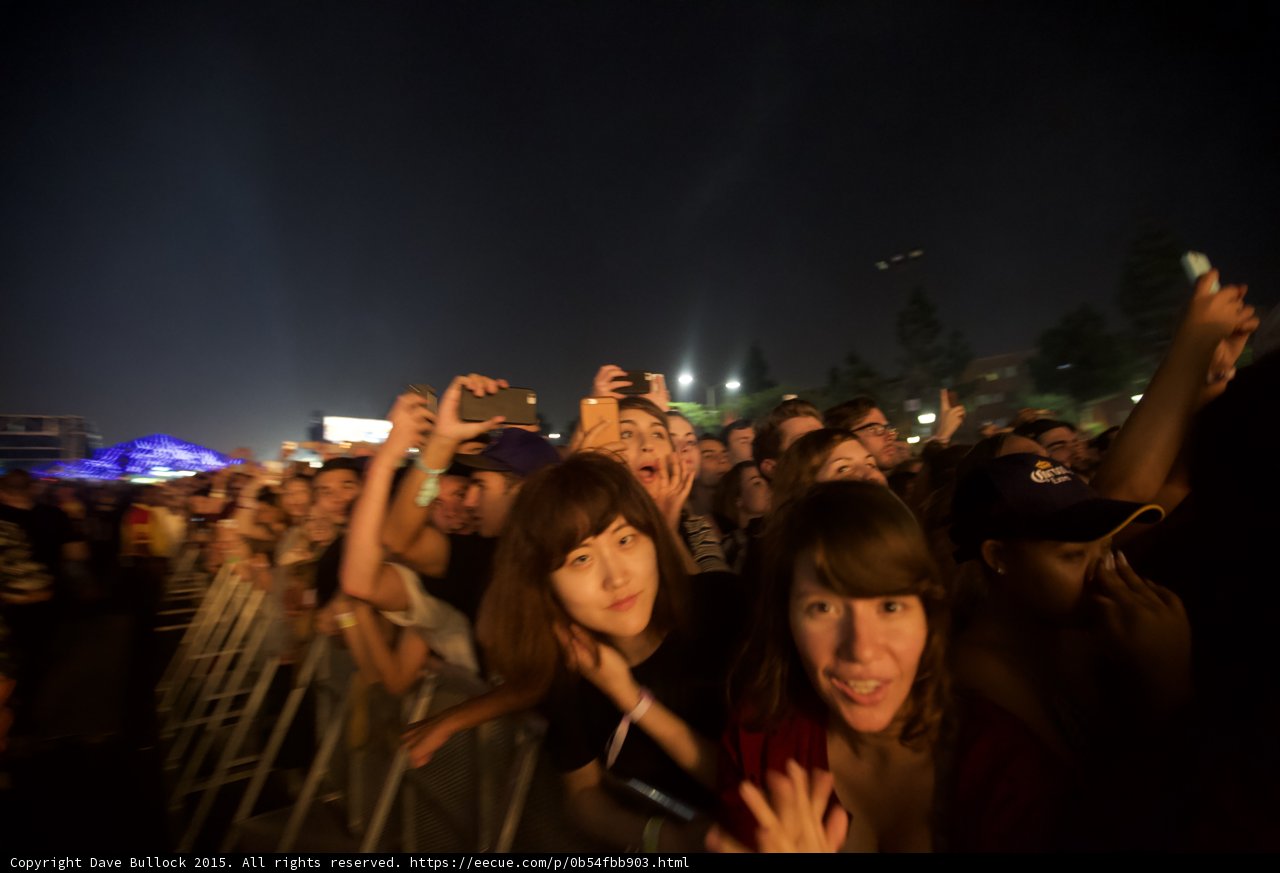 Two Friends in Front Row