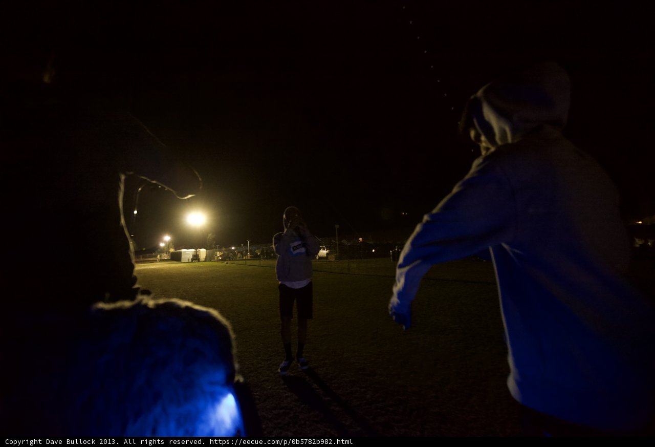 Nighttime Frisbee Fun