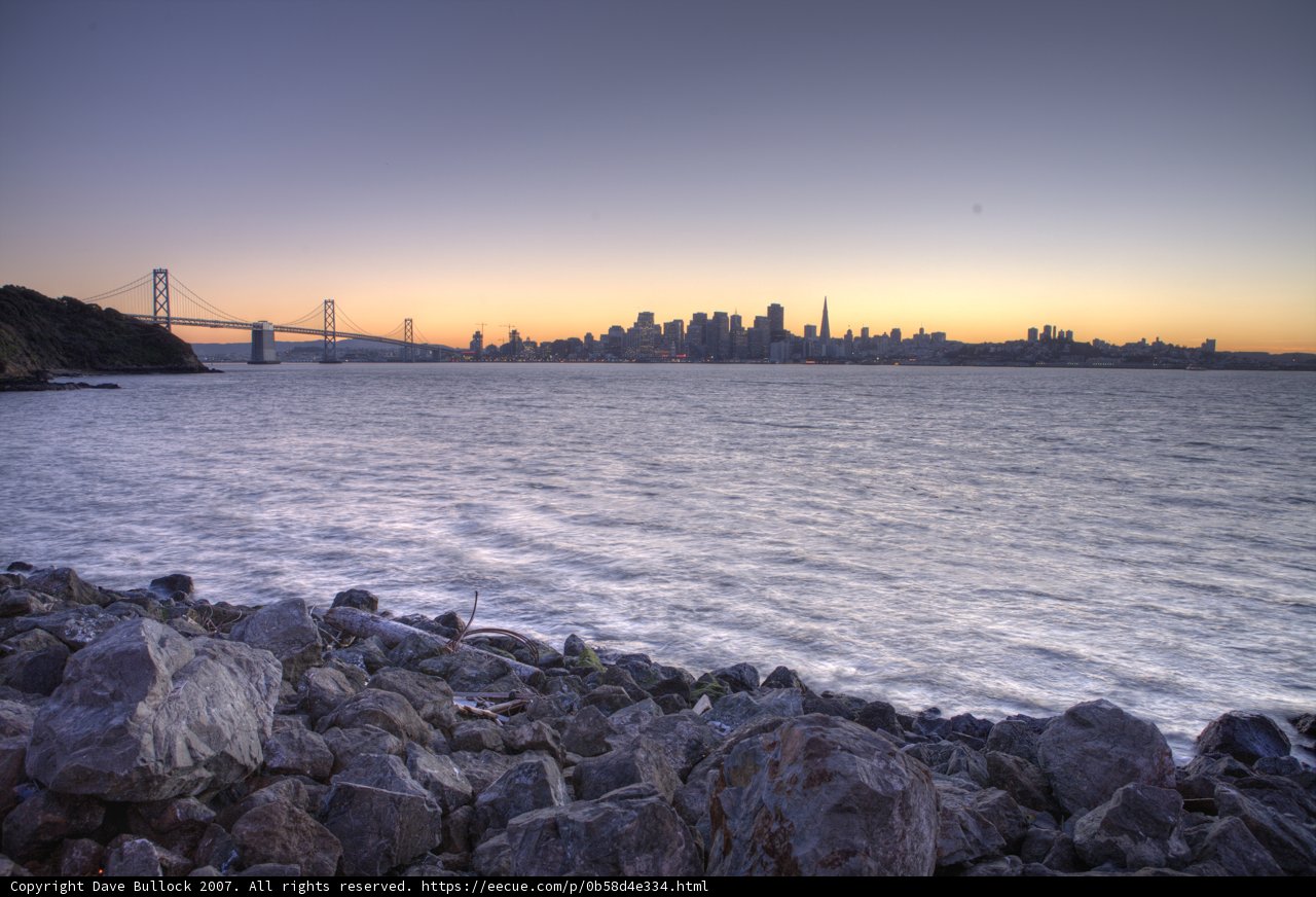 Twilight View of the Bay