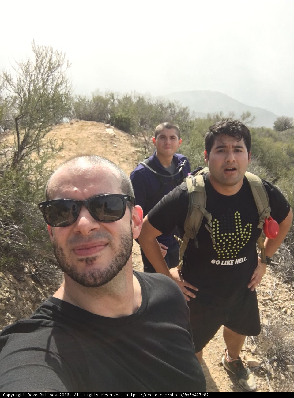 Three Adventurous Men on the Trail