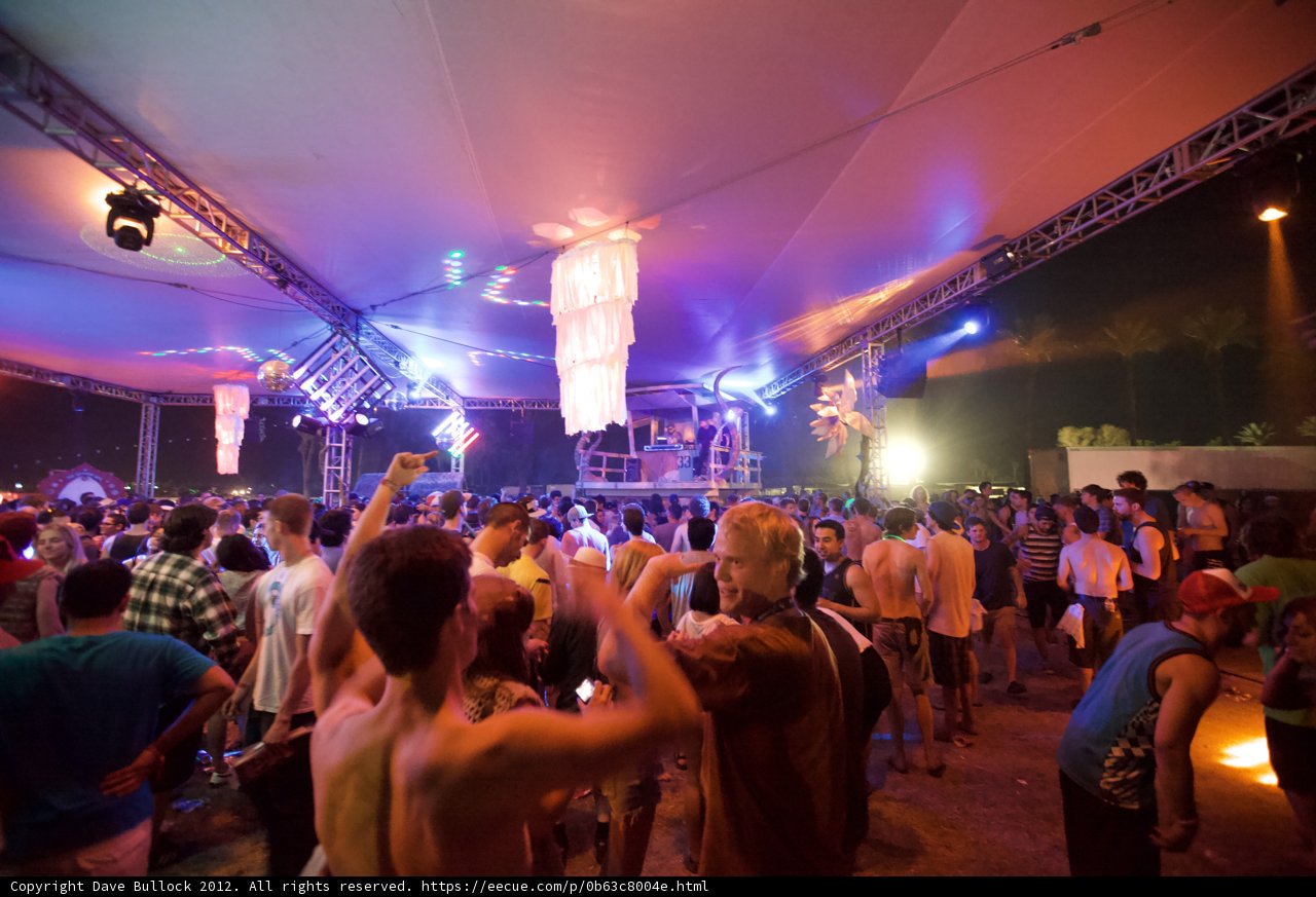 Coachella Crowds Light Up the Night Sky