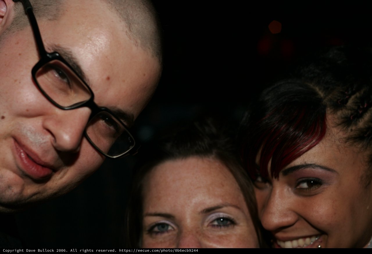Three Friends Sharing a Close Candid Moment