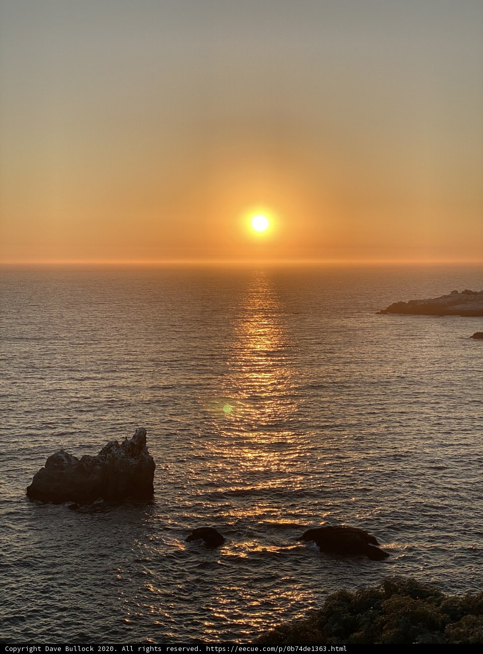 Golden Sunset at Jenner's Coast