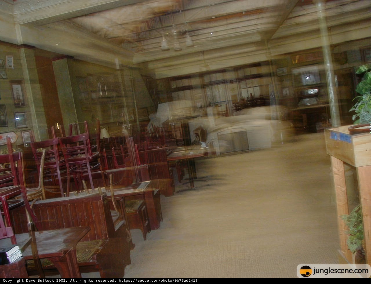 Blurred Dining Room in a Restaurant
