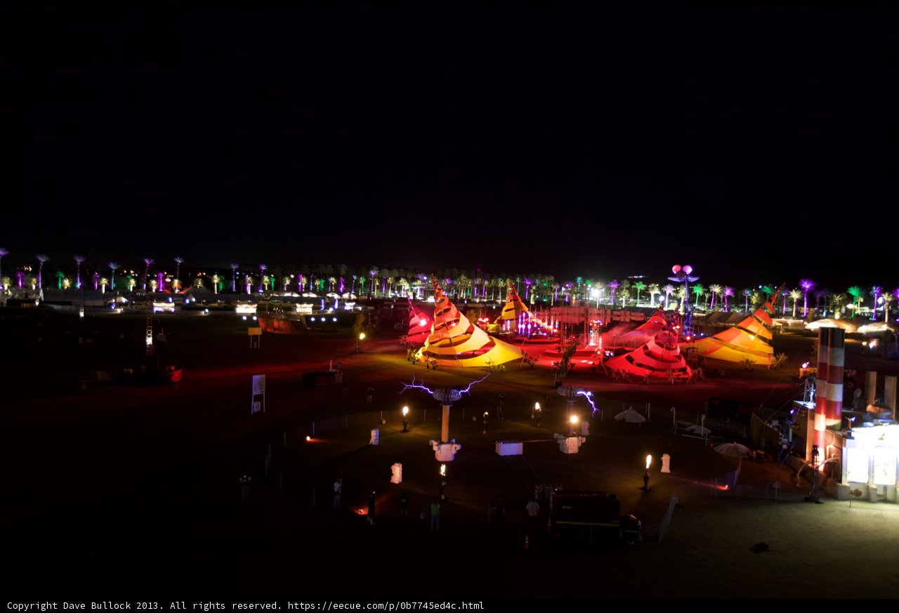 A Multicolored Oasis in the Night Sky
