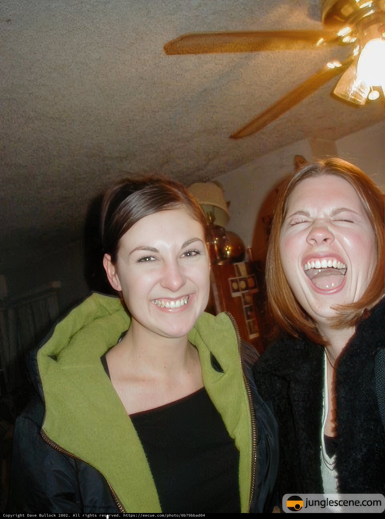 Joyful Laughter between Friends
