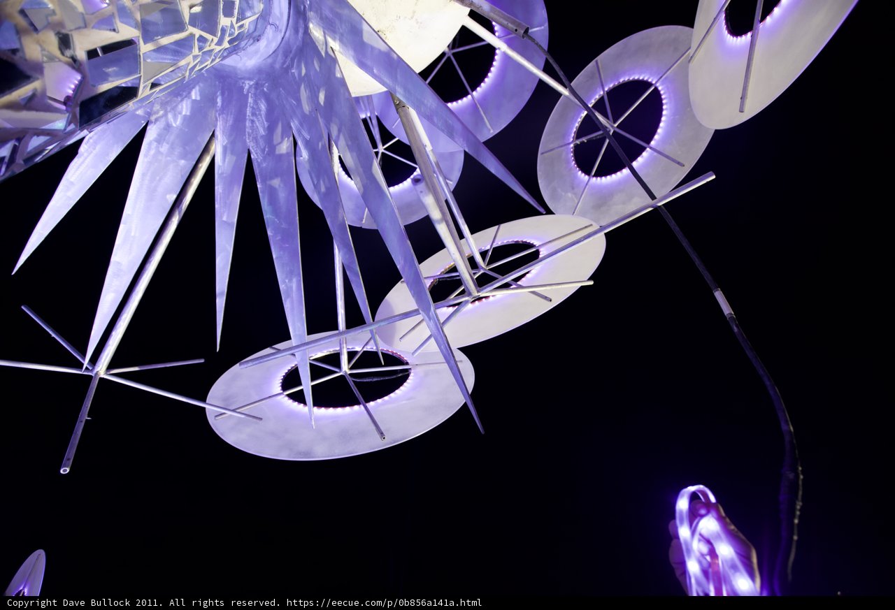 The Glowing Crystal Sculpture