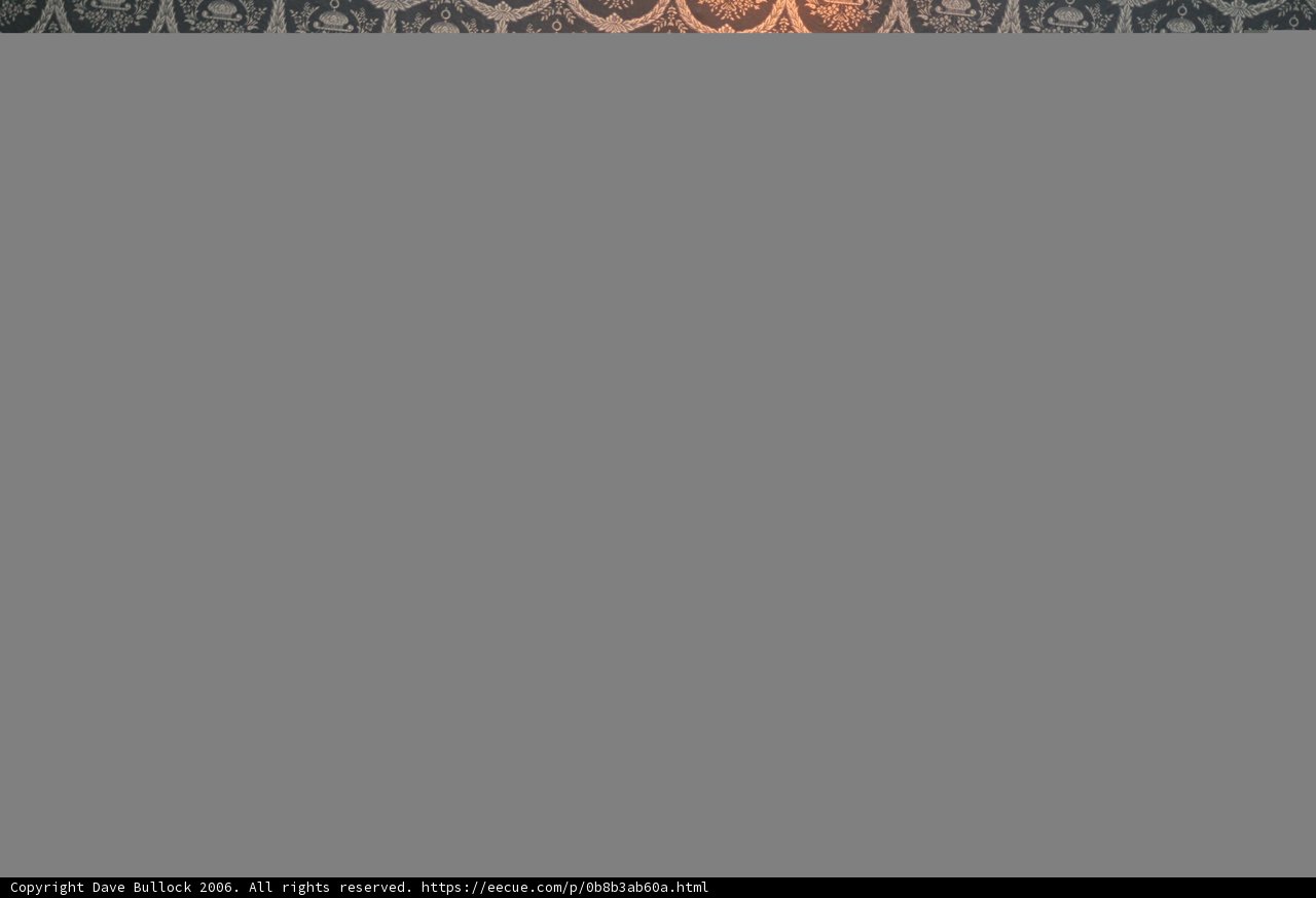 Floral Design on Gray Linen Texture