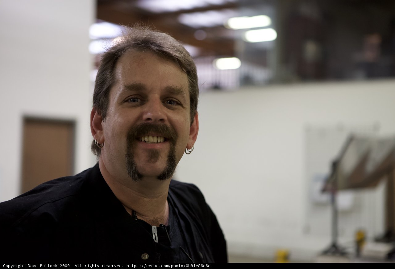 Happy Man with Mustache