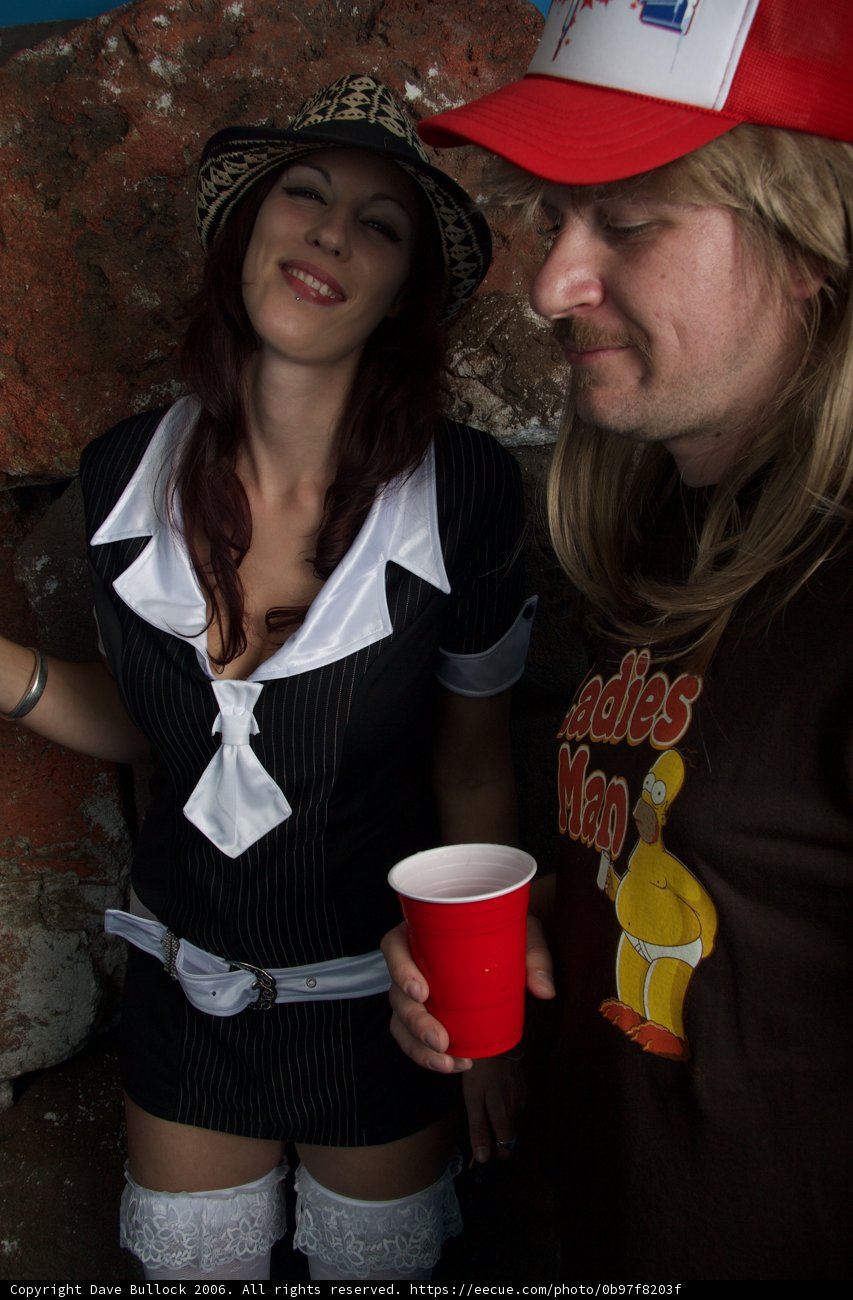 Black Dress Halloween Duo