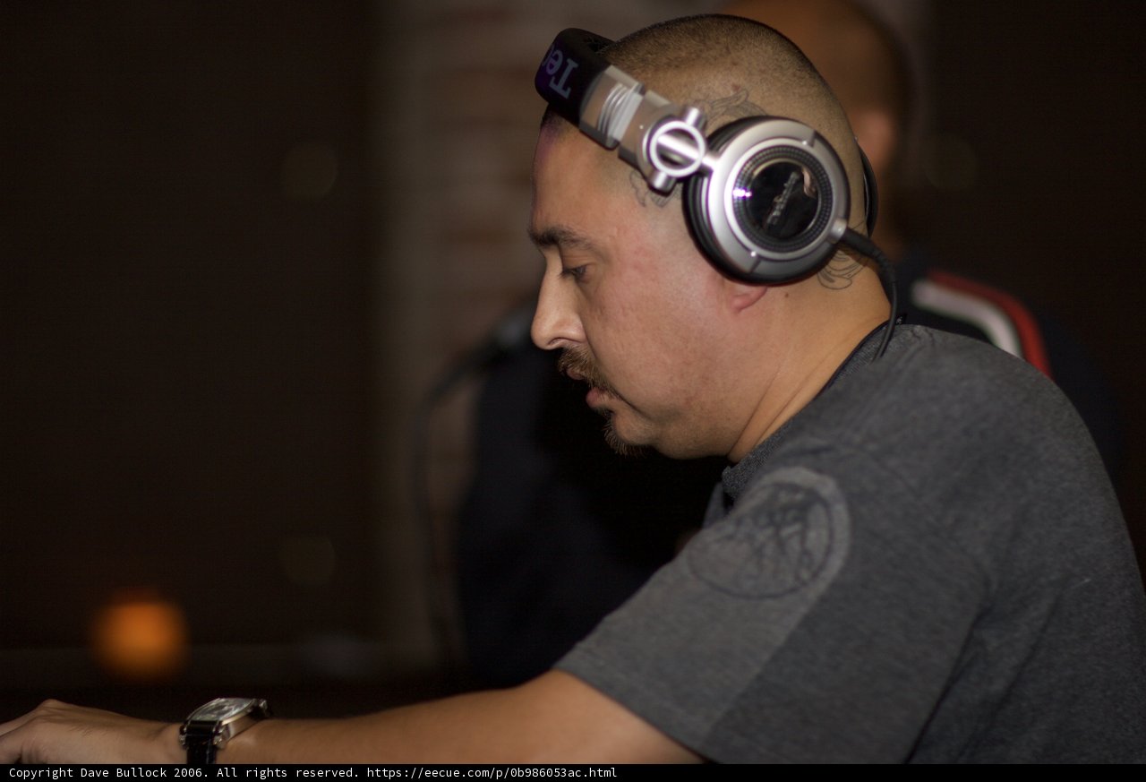 Partygoer in Headphones