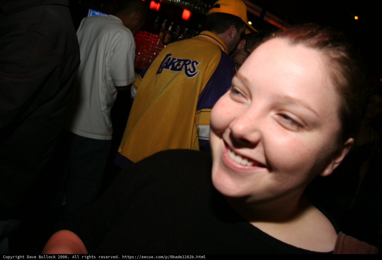 Smiling Kate at the Night Club