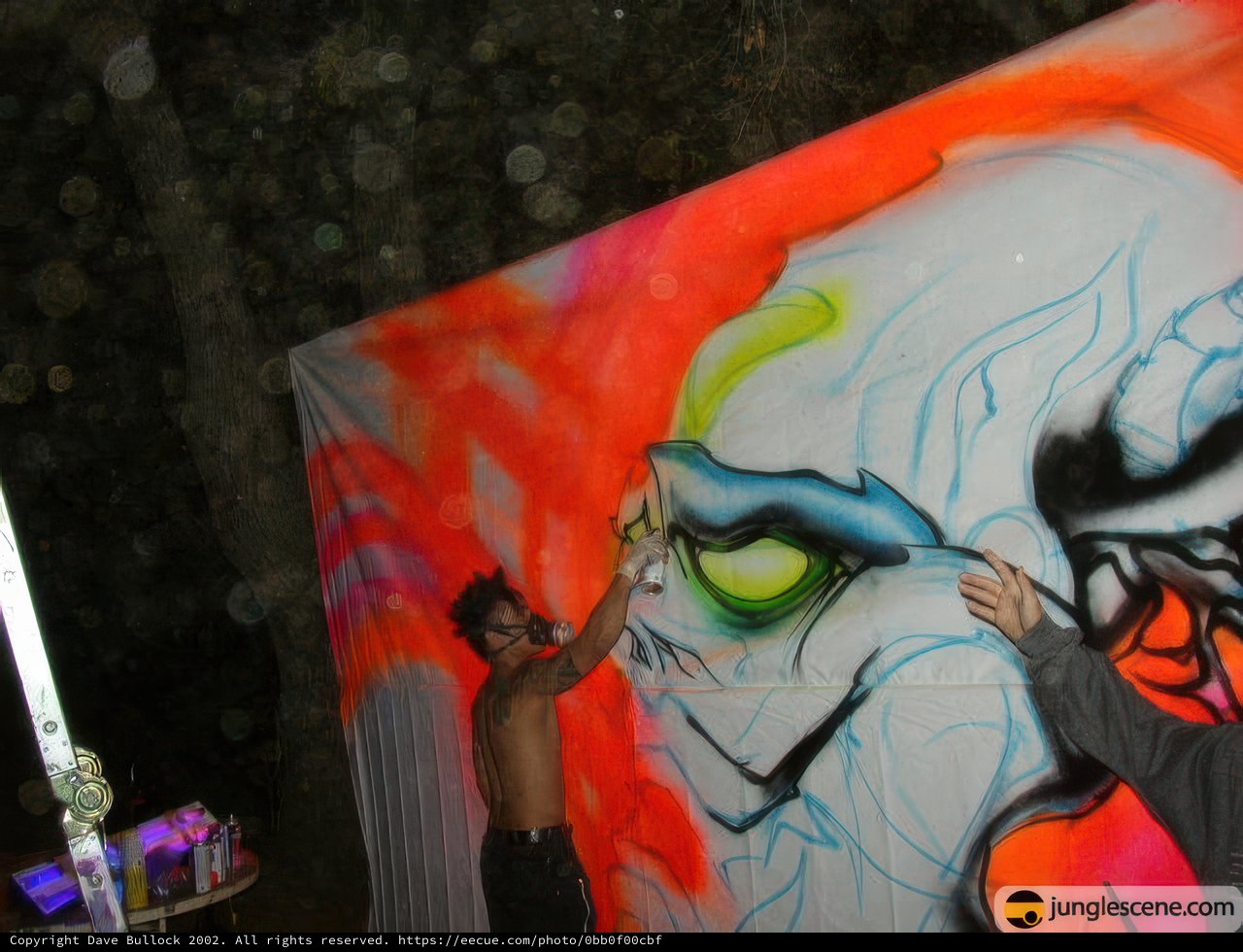 Creating Modern Art: A Mural in Progress