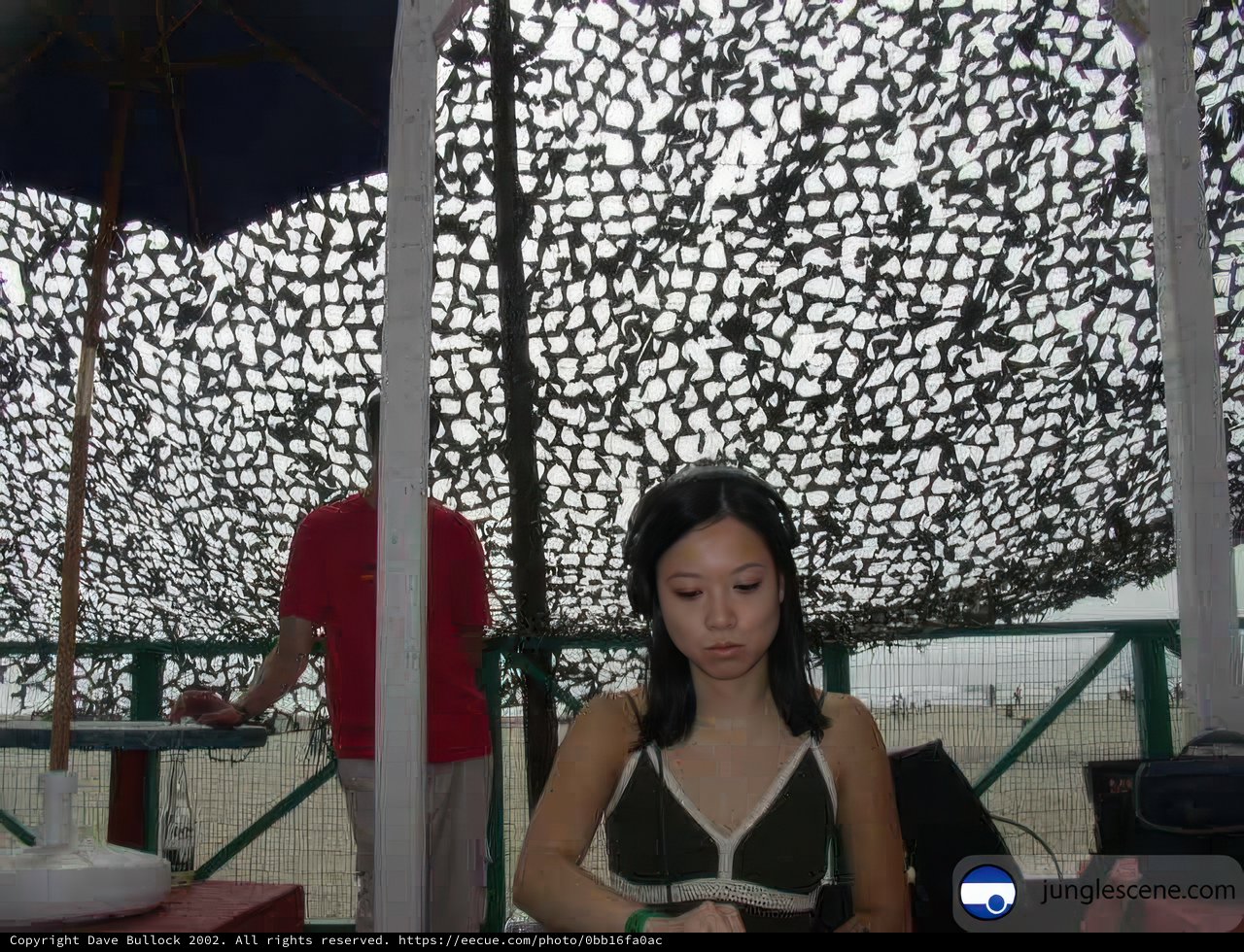 Outdoor Portrait of a Woman Under an Umbrella in Ensenada