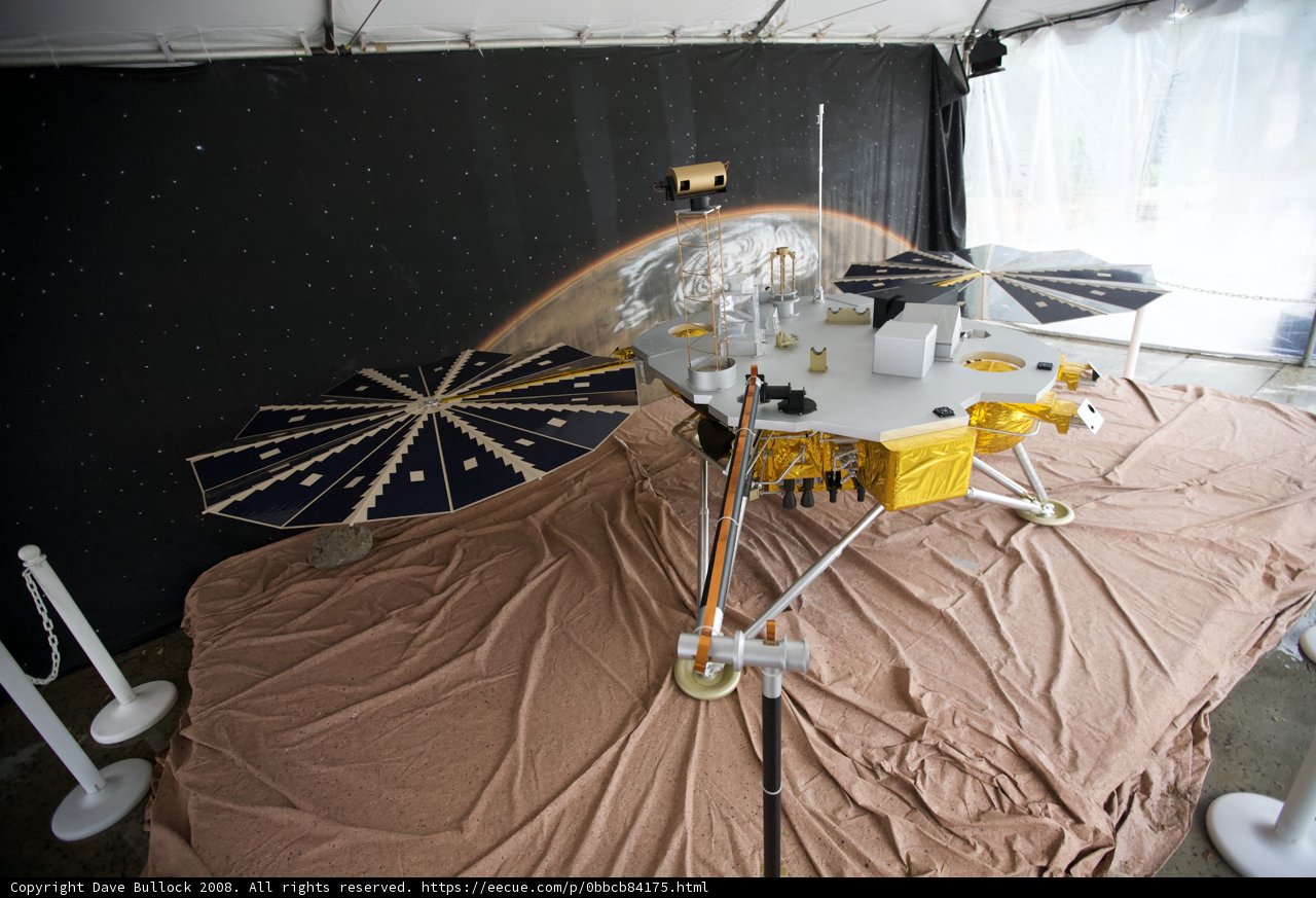 Martian Exploration Craft on Display