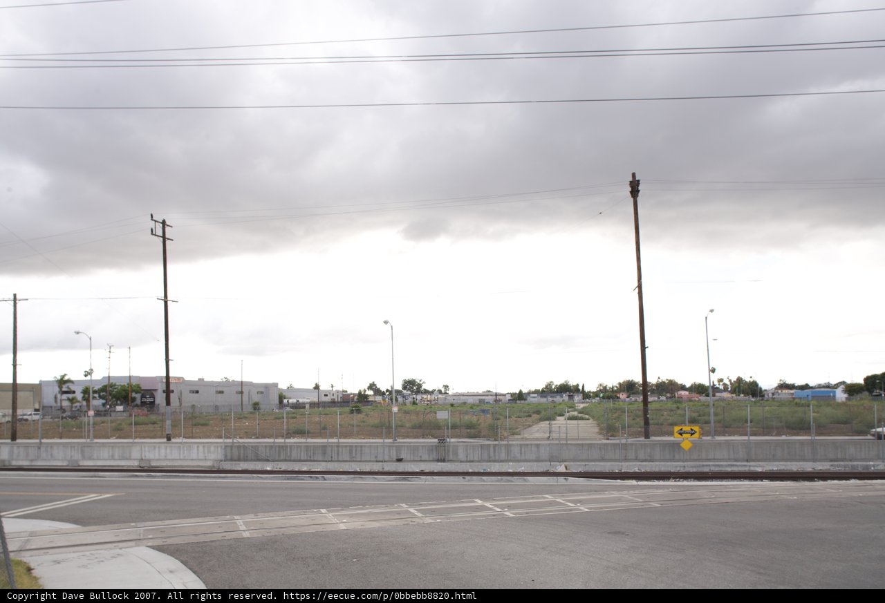 Intersection on Cloudy Day