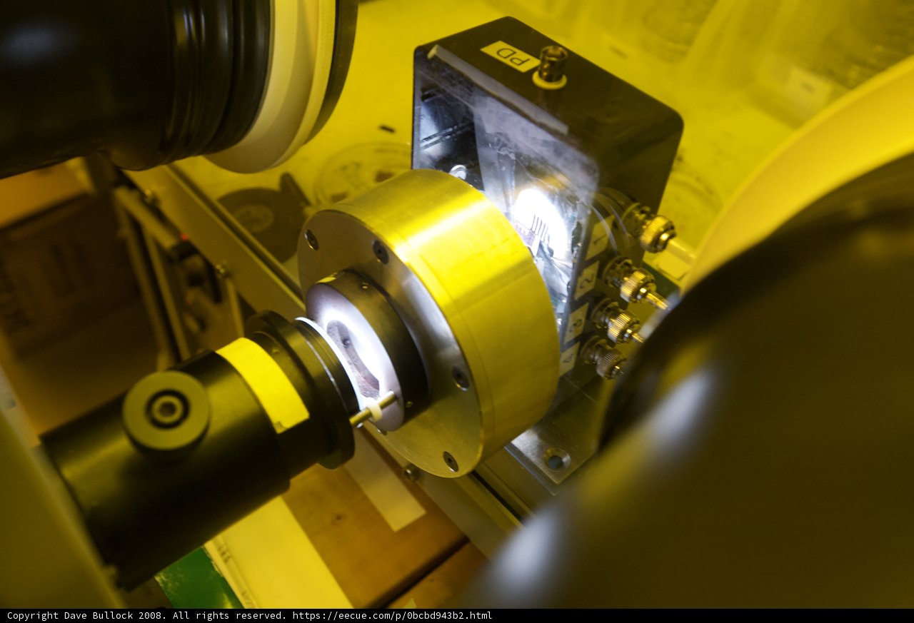 Making Light with a Precision Machine