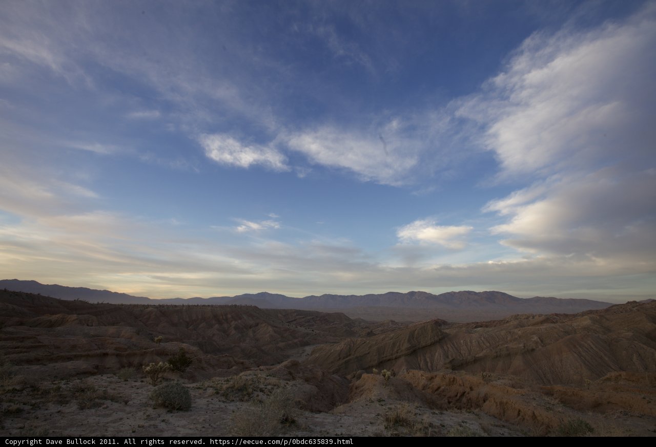 Majestic Mountains in the Anza Borrego Desert