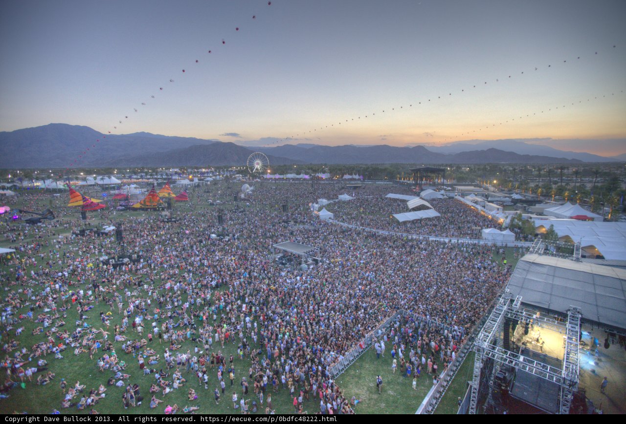 A Sea of Fans at Coachella
