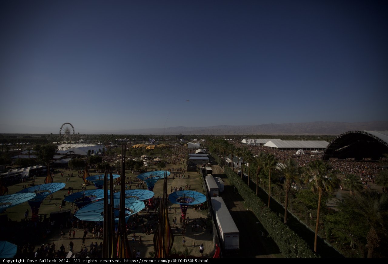 A Bird's Eye View of Coachella Fest