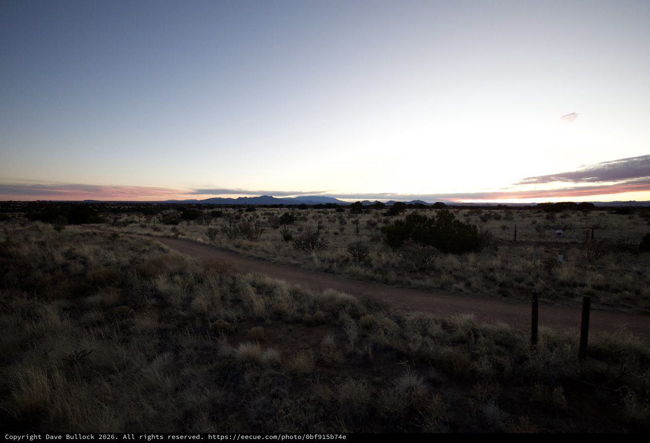 Desert Twilight Over New Mexico High Plains