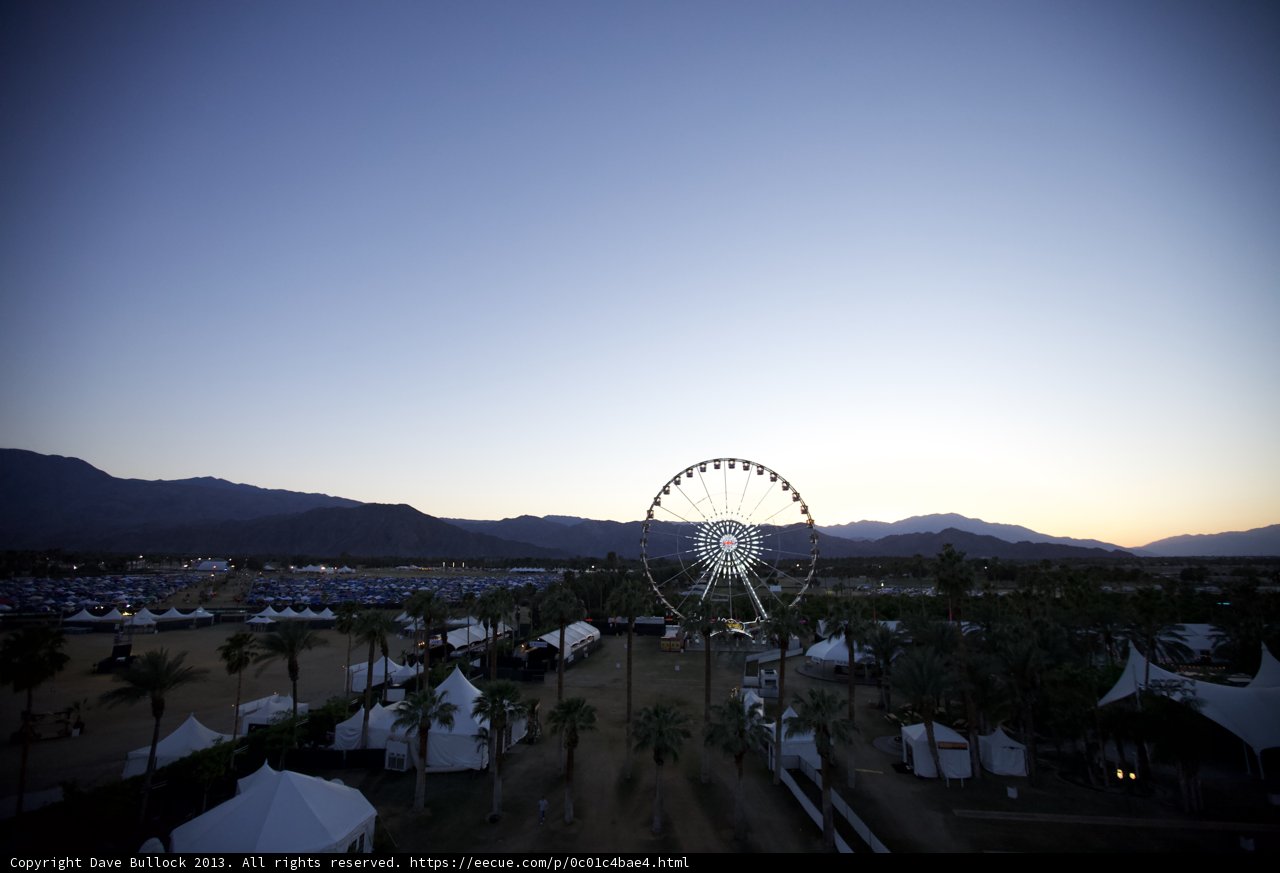 Sunset over the Ferris Wheel