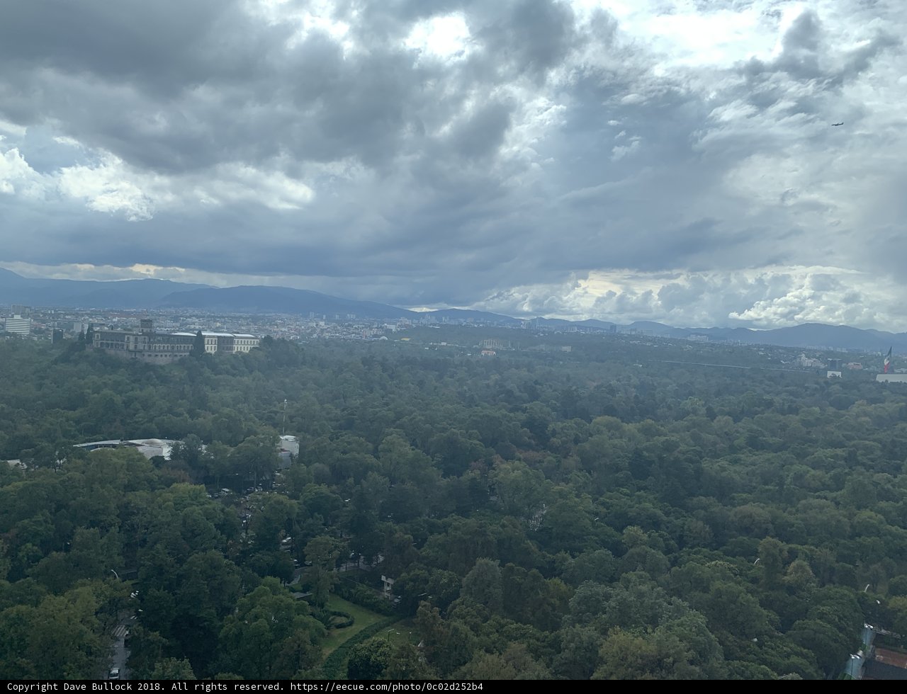 Dark and brooding skies over Cuauhtémoc