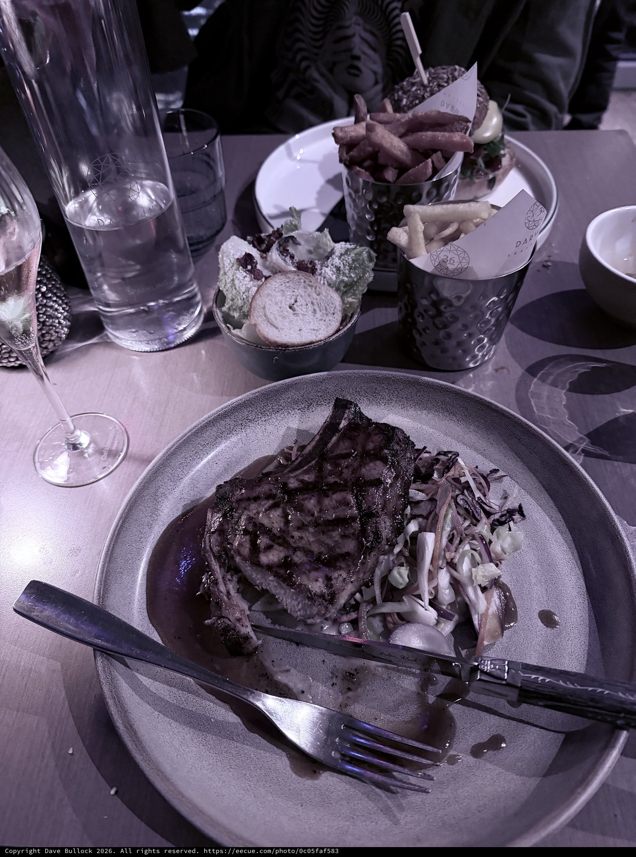 Fine Dining Steak Dinner with Desserts in London