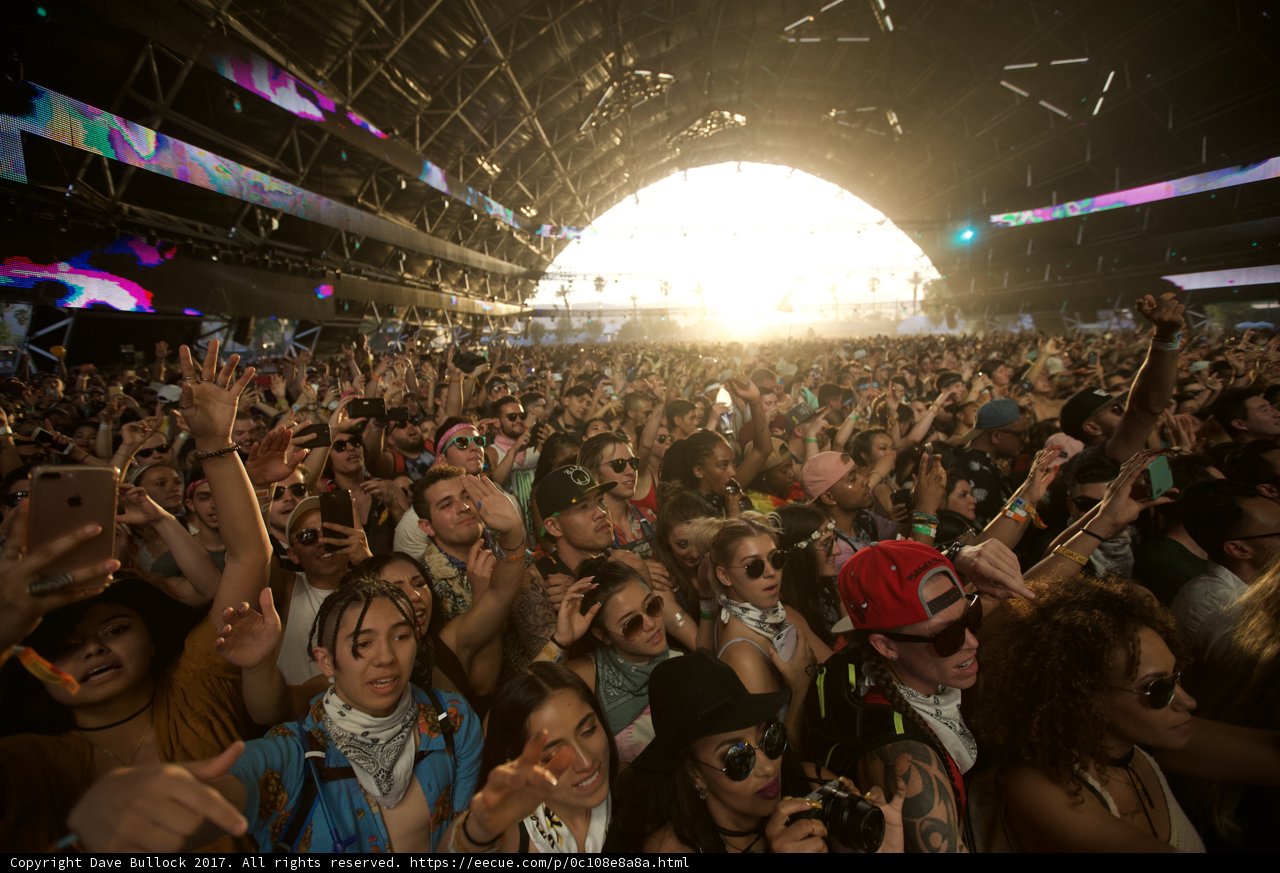 Urban Concert Crowd at Coachella 2017