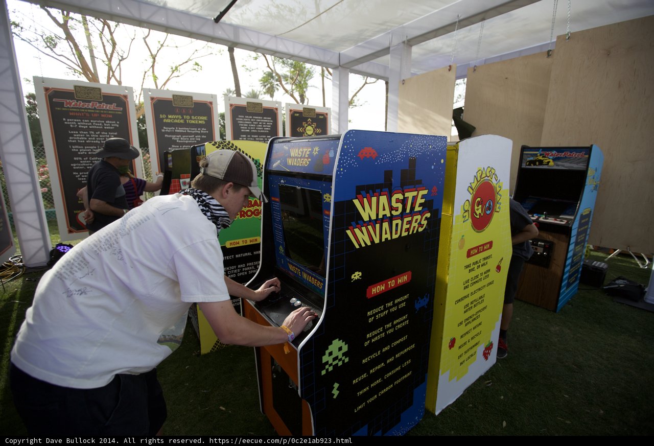 Playing Games at Coachella