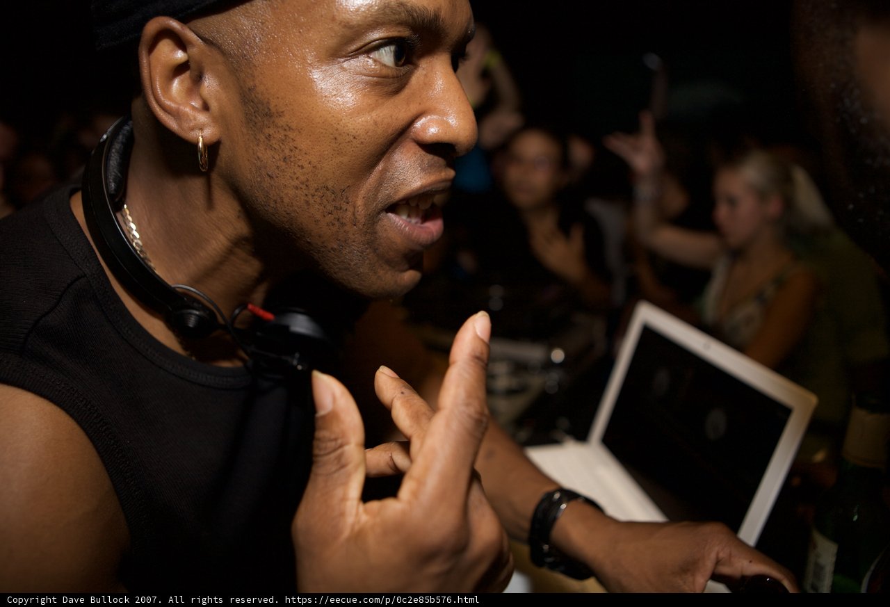 Party-goer with Headphones