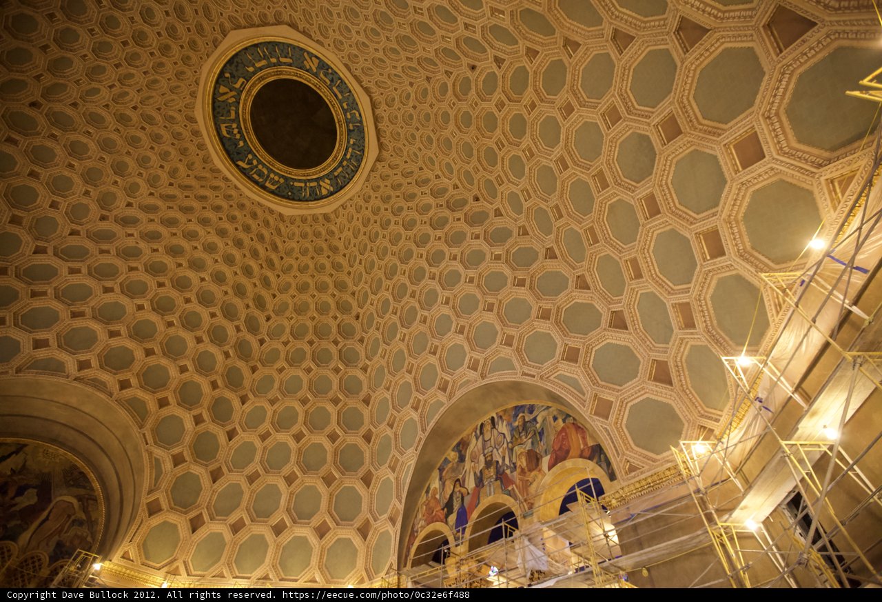 Heavenly Artistry: The Ceiling of the Cathedral of the Holy Cross
