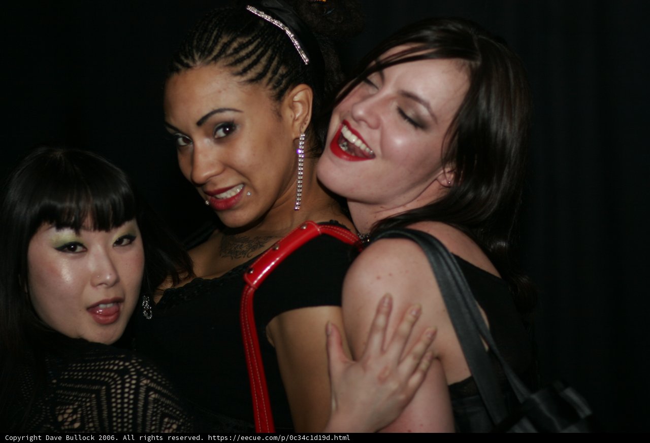 Three Women Flaunt their Funky Wedding Outfits in the Night Club