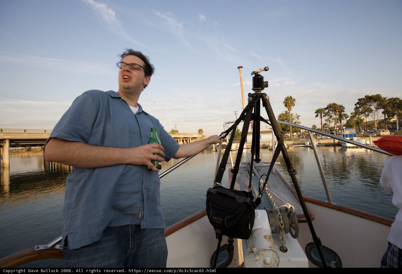 Dave B on a Boat