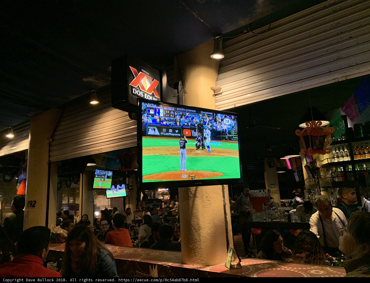 Watching the Game at the Bar