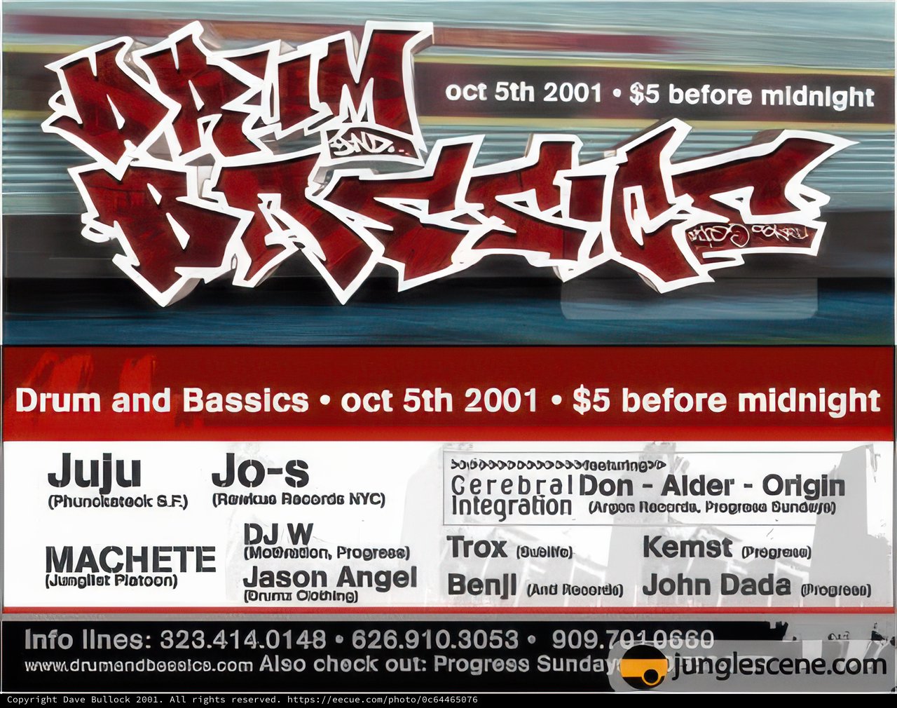Drum and Bass Night Flyer
