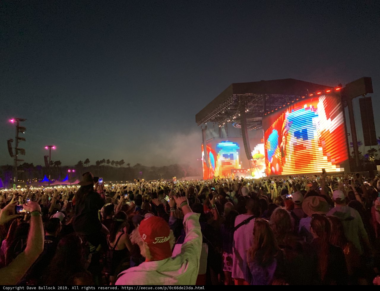 Bright Lights and a Boisterous Crowd