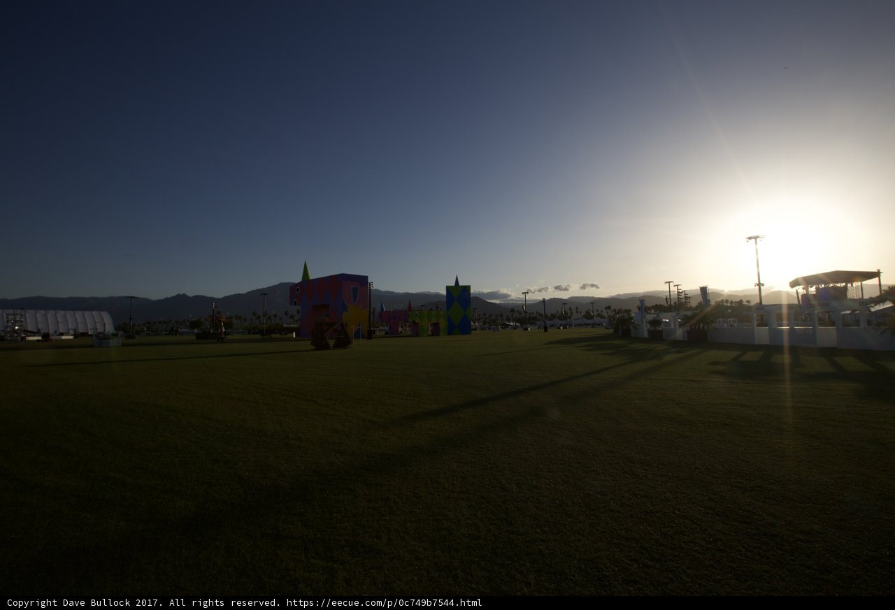 Sunset at the Tent