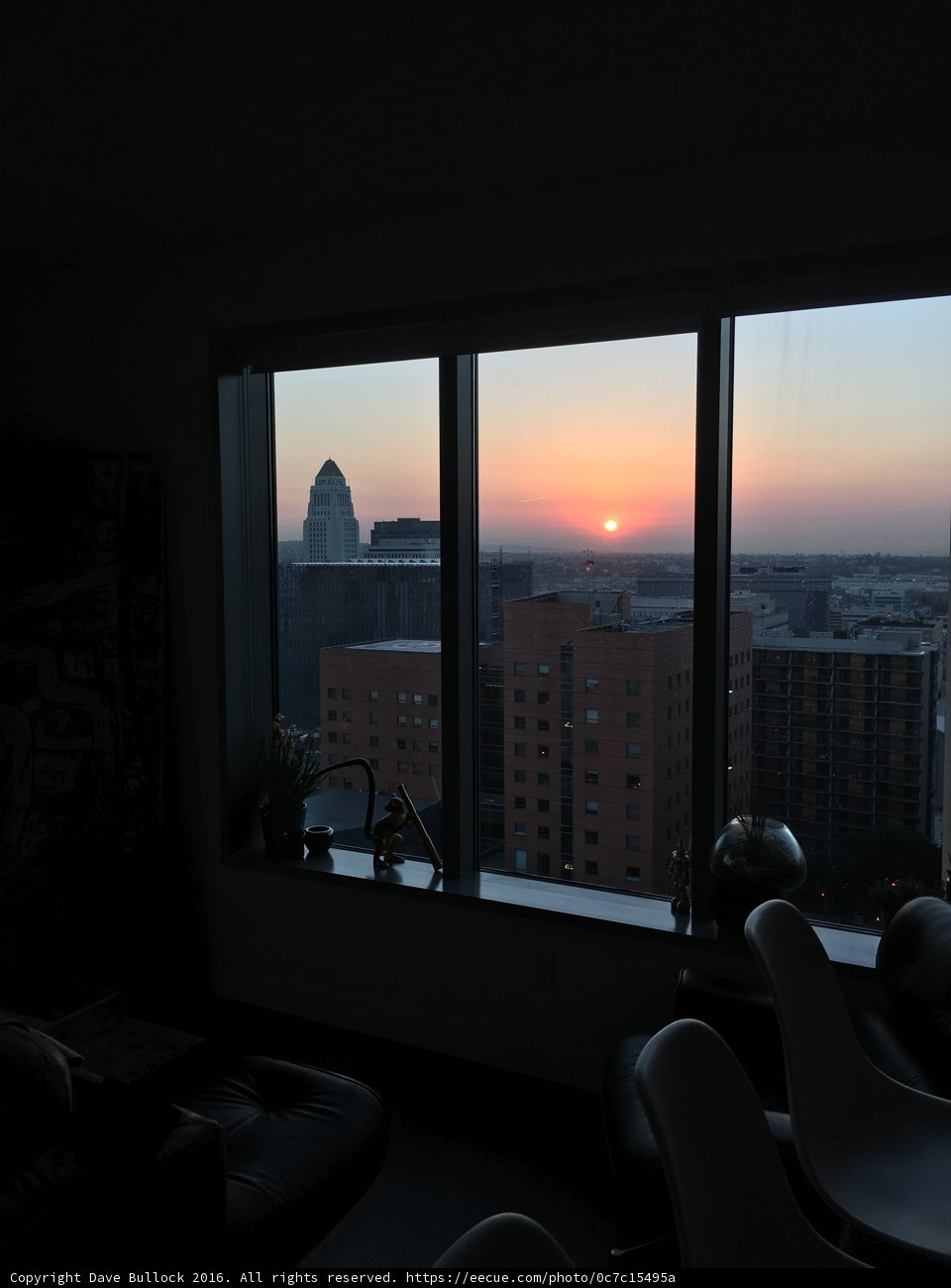 City Sunset from the Window