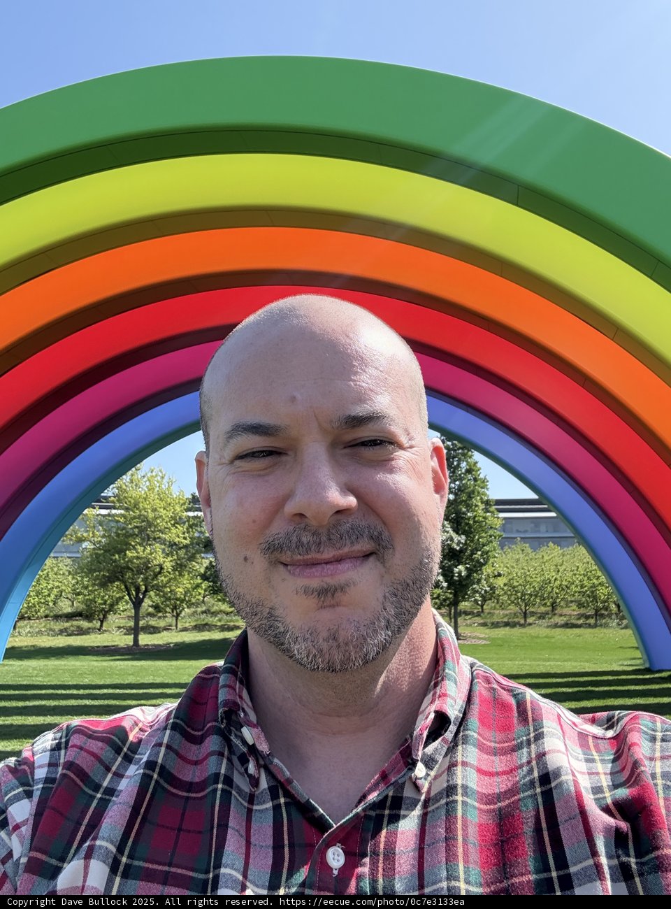 Under the Rainbow at Apple Park