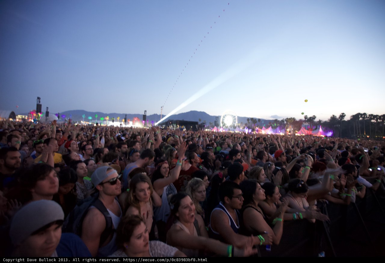 Coachella Concert Crowd