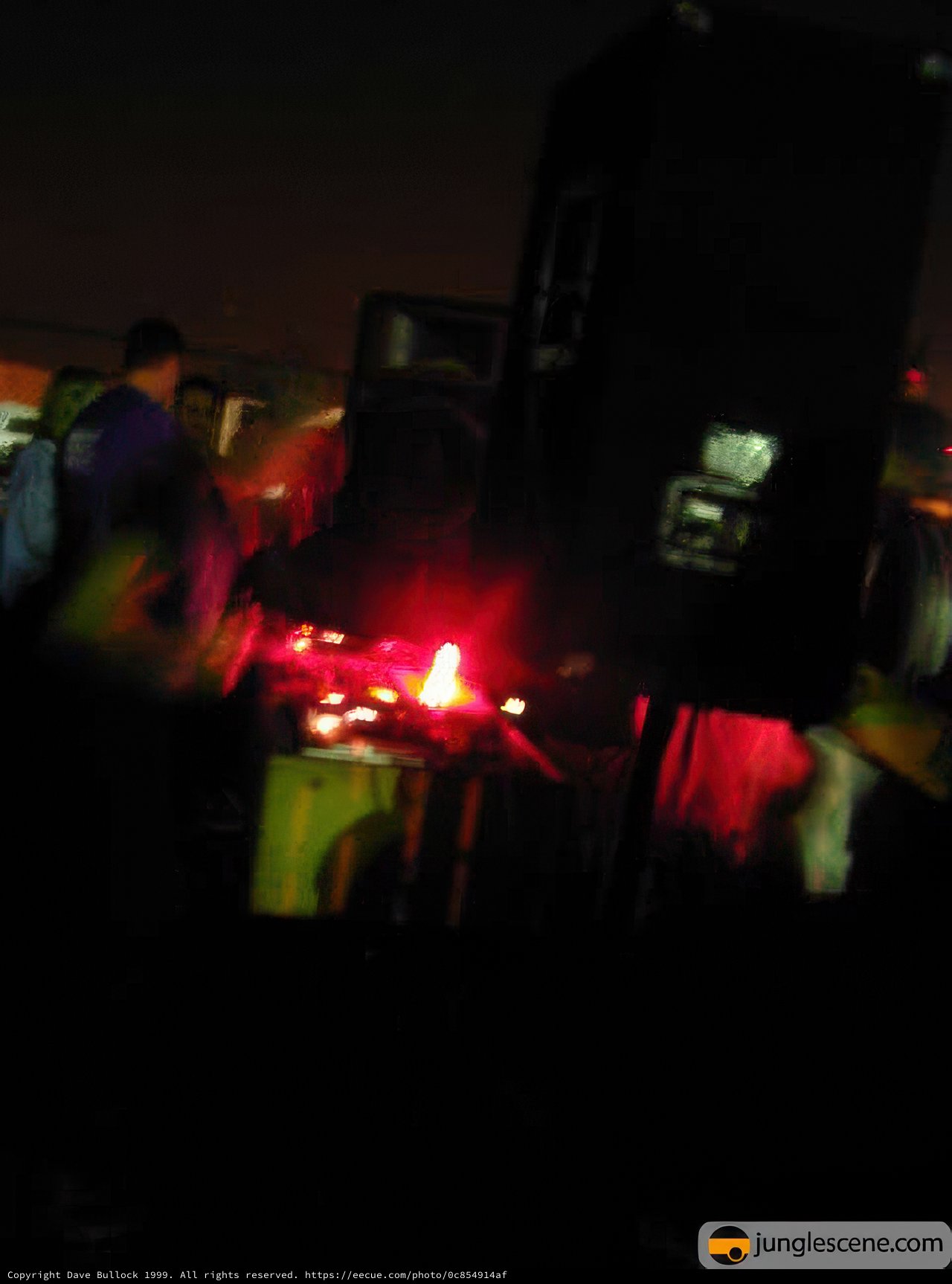 DJ Pumping up the Night Club