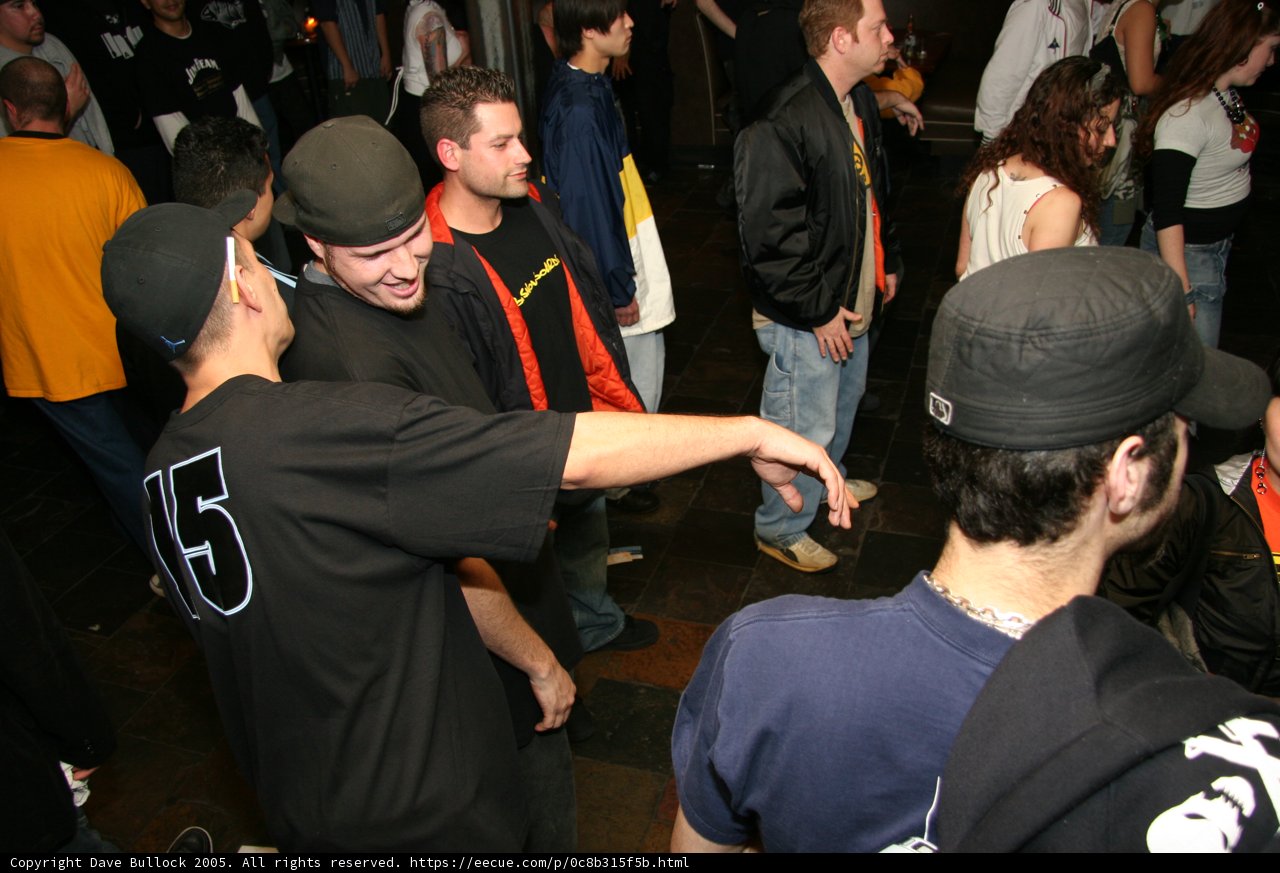 Black Shirt in a Crowded Bar