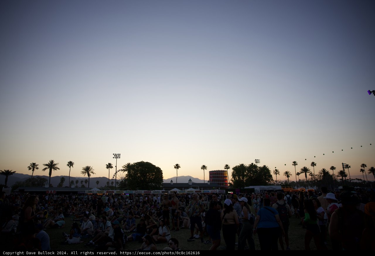 Sunset Silhouettes at Coachella 2024