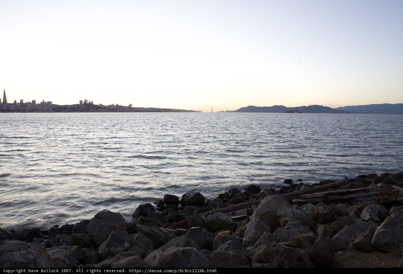 Spectacular Bay View from Rocky Shoreline