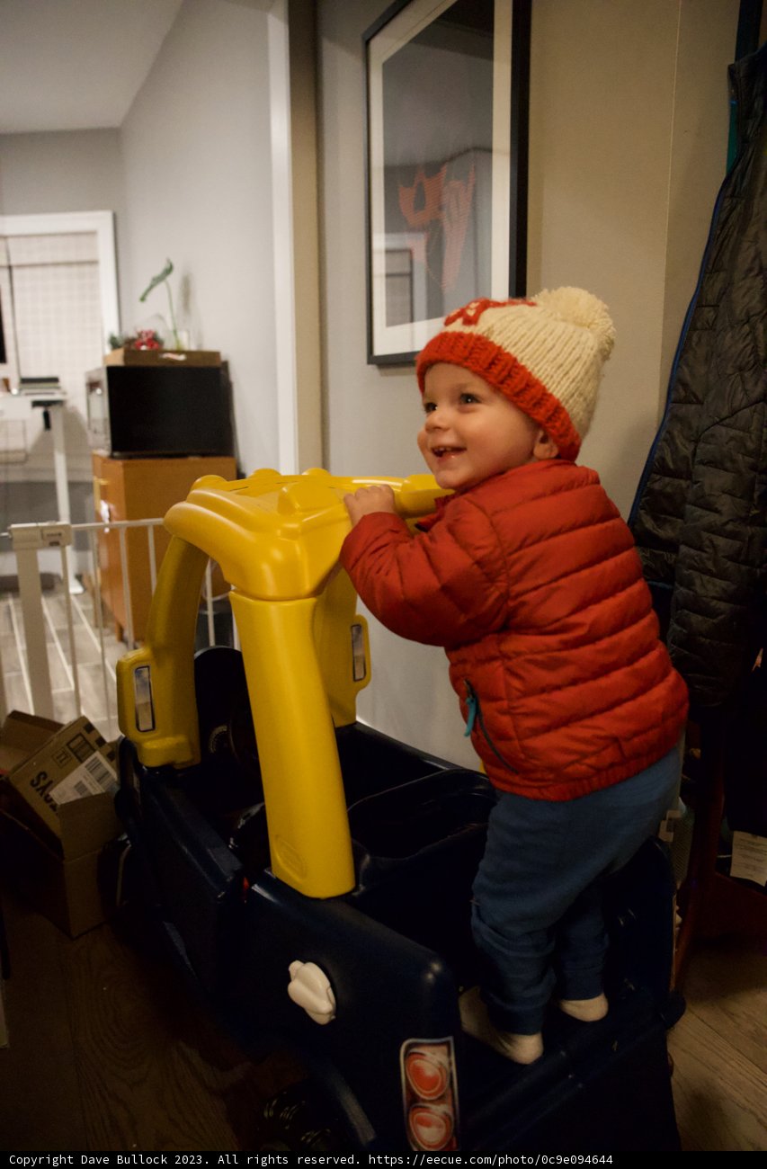 A Moment of Childhood Mirth - Wesley's Adventure Ride