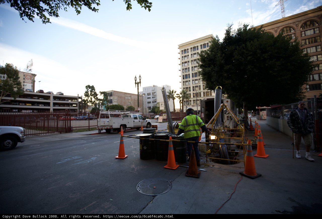 Hard-working Construction Worker in the City